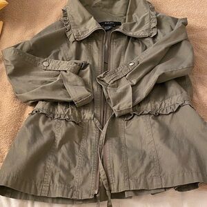 Darjoni Women's Green Utility Jacket